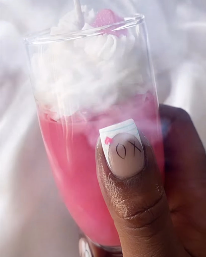Valentine’s Day Wine Glass Candle