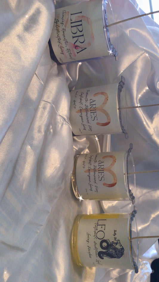 Zodiac Candles 8 oz